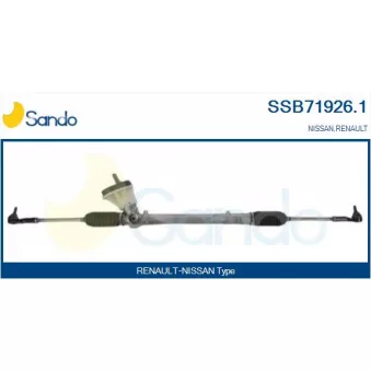 Crémaillère de direction SANDO OEM 8200124407