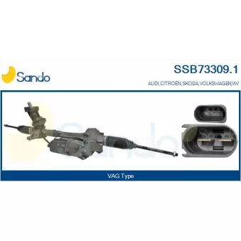 Crémaillère de direction SANDO SSB73309.1