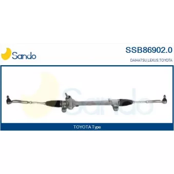 Crémaillière de direction SANDO OEM 4551002050