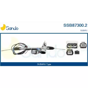 Crémaillière de direction SANDO SSB87300.2