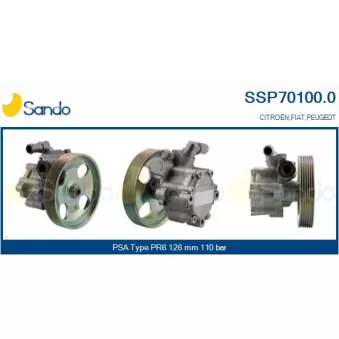 SANDO SSP70100.0 - Pompe hydraulique, direction