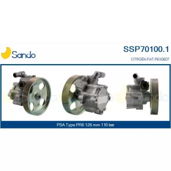 Pompe hydraulique, direction SANDO OEM 4007EP