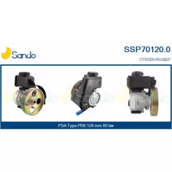 Pompe hydraulique, direction SANDO OEM 4007Z5