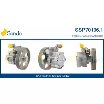 Pompe hydraulique, direction SANDO OEM 40077A