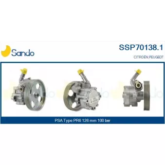 Pompe hydraulique, direction SANDO OEM 4007FQ