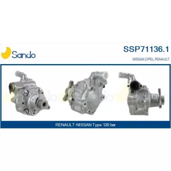 Pompe hydraulique, direction SANDO OEM 4911000Q1E