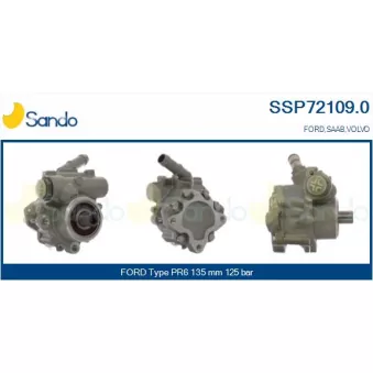 Pompe hydraulique, direction SANDO SSP72109.0