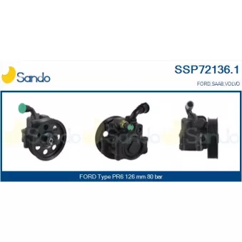 Pompe hydraulique, direction SANDO OEM 1M513A696BA
