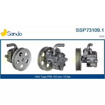 Pompe hydraulique, direction SANDO OEM 8E0145153H