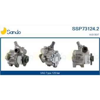 Pompe hydraulique, direction SANDO OEM 8E0145155N