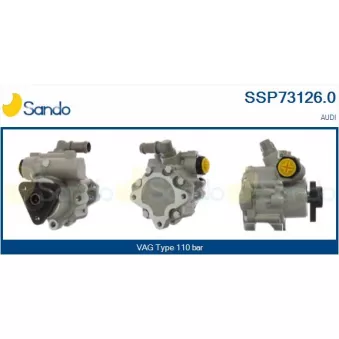 Pompe hydraulique, direction SANDO OEM 8D0145156FX