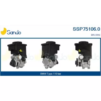 Pompe hydraulique, direction SANDO OEM 32411095155
