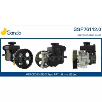 Pompe hydraulique, direction SANDO OEM A0034664001