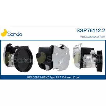 Pompe hydraulique, direction SANDO OEM A0034664001