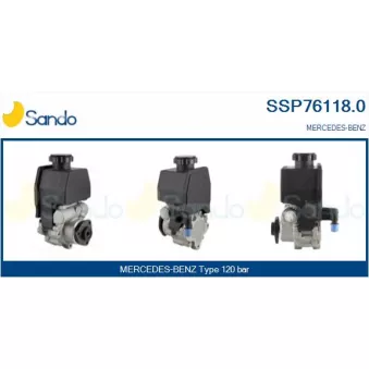 Pompe hydraulique, direction SANDO OEM A0024662801