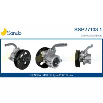 Pompe hydraulique, direction SANDO OEM 96834907