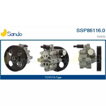 Pompe hydraulique, direction SANDO SSP86116.0