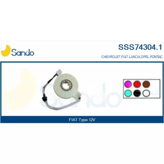 SANDO SSS74304.1 - Détecteur de l'angle de braquage