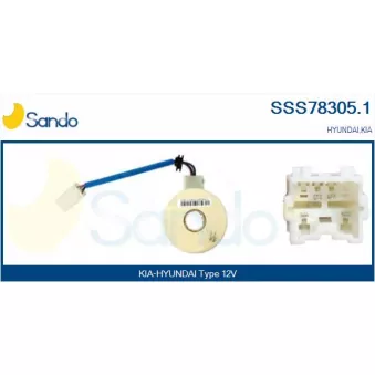 Détecteur de l'angle de braquage SANDO SSS78305.1
