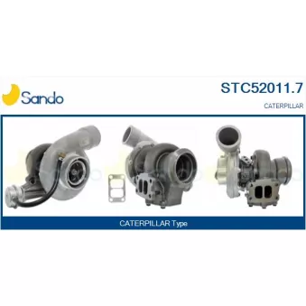 Turbocompresseur, suralimentation SANDO OEM 1918023