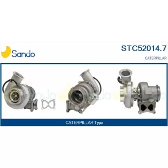 Turbocompresseur, suralimentation SANDO OEM 2472969