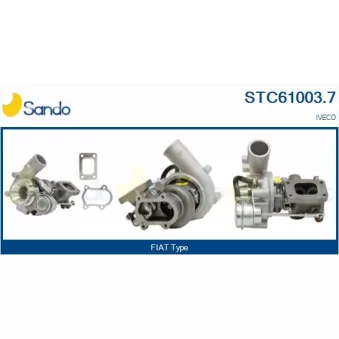 Turbocompresseur, suralimentation SANDO OEM 504137713