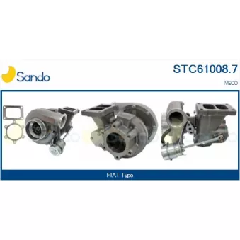 Turbocompresseur, suralimentation SANDO STC61008.7