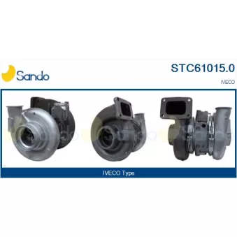 Turbocompresseur, suralimentation SANDO OEM 504252142