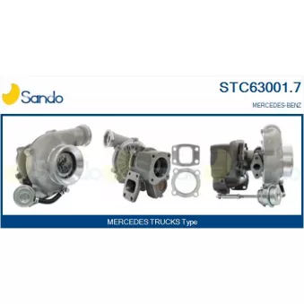 Turbocompresseur, suralimentation SANDO OEM A9240960399