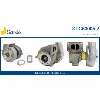 Turbocompresseur, suralimentation SANDO OEM A0090966599