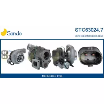 Turbocompresseur, suralimentation SANDO STC63024.7
