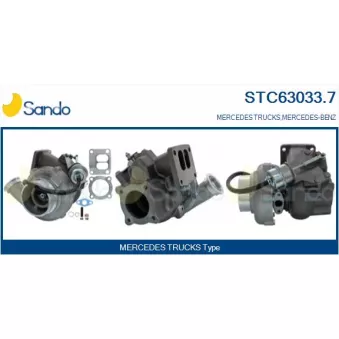 Turbocompresseur, suralimentation SANDO STC63033.7