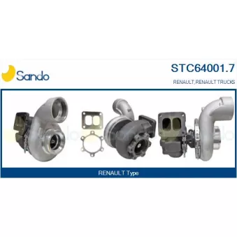 SANDO STC64001.7 - Turbocompresseur, suralimentation