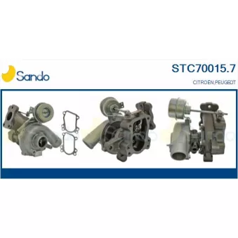 Turbocompresseur, suralimentation SANDO OEM 0375G2