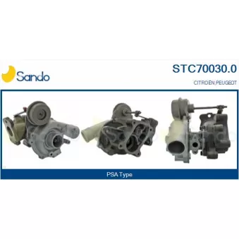 Turbocompresseur, suralimentation SANDO OEM 0375C9