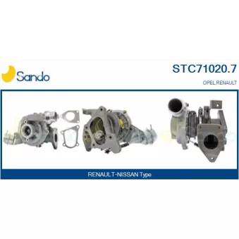 SANDO STC71020.7 - Turbocompresseur, suralimentation