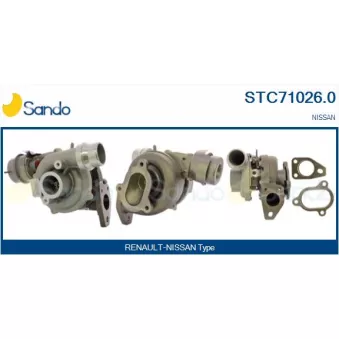 SANDO STC71026.0 - Turbocompresseur, suralimentation