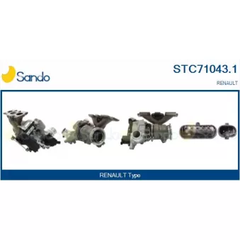 Turbocompresseur, suralimentation SANDO [STC71043.1]