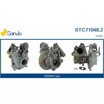 Turbocompresseur, suralimentation SANDO STC71048.2