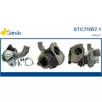 Turbocompresseur, suralimentation SANDO OEM 7701476048
