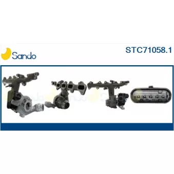 Turbocompresseur, suralimentation SANDO OEM 144105720R