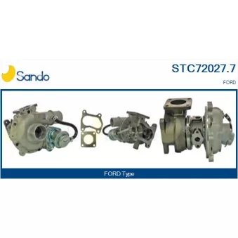 Turbocompresseur, suralimentation SANDO OEM 4945478