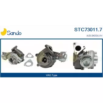 Turbocompresseur, suralimentation SANDO OEM 028145702AX