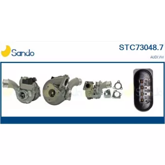 Turbocompresseur, suralimentation SANDO OEM 059145702R