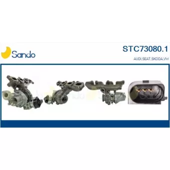 Turbocompresseur, suralimentation SANDO OEM 04L253010KV