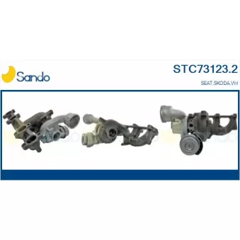 Turbocompresseur, suralimentation SANDO OEM 038253014