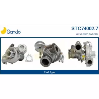 Turbocompresseur, suralimentation SANDO STC74002.7