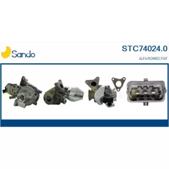 Turbocompresseur, suralimentation SANDO OEM 71796469