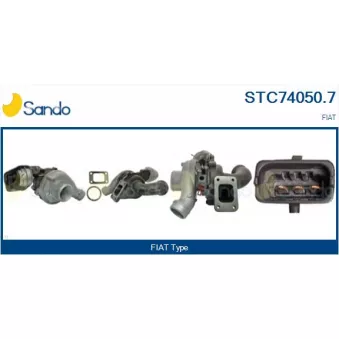 Turbocompresseur, suralimentation SANDO OEM 5801415508