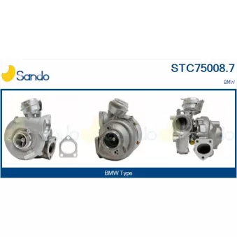 Turbocompresseur, suralimentation SANDO OEM 7789083E